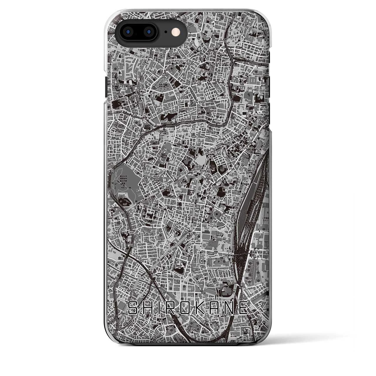 【白金(東京都)】地図柄iPhoneケース(クリアタイプ)