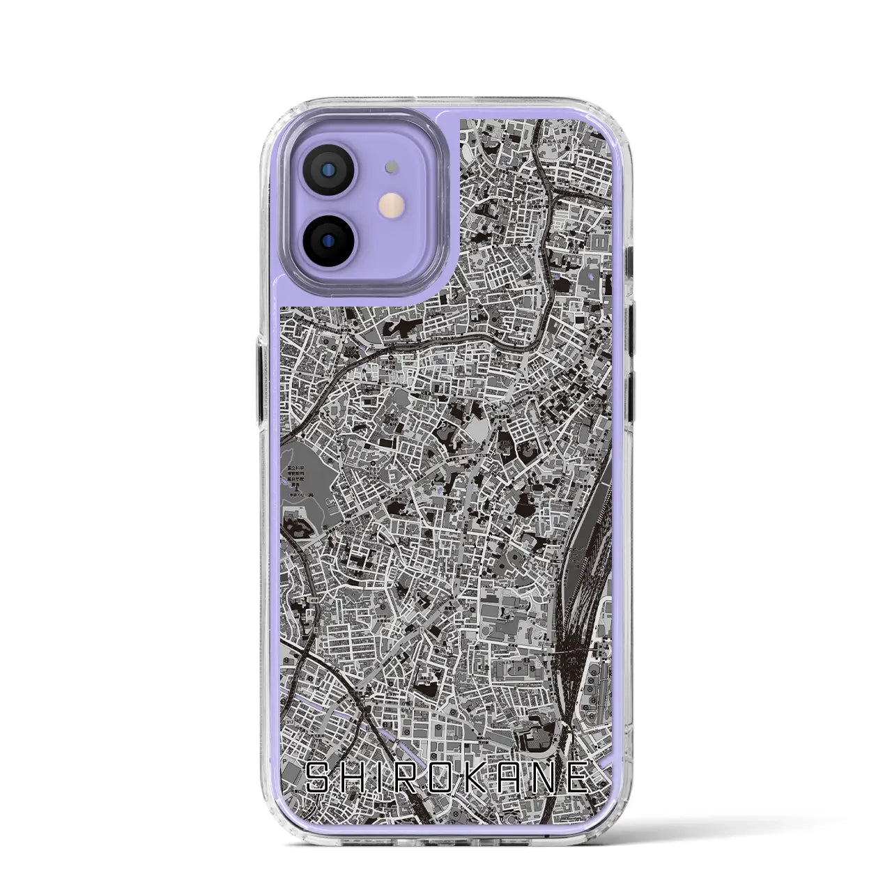 【白金(東京都)】地図柄iPhoneケース(MagSafeタイプ)