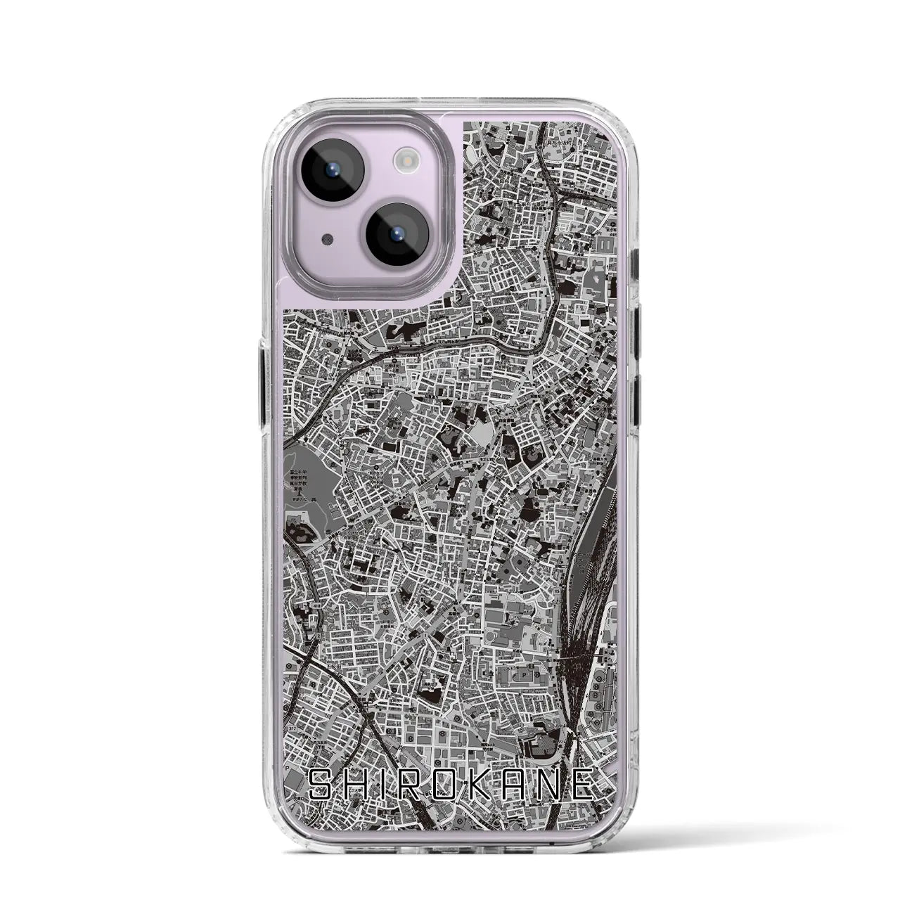 【白金(東京都)】地図柄iPhoneケース(MagSafeタイプ)