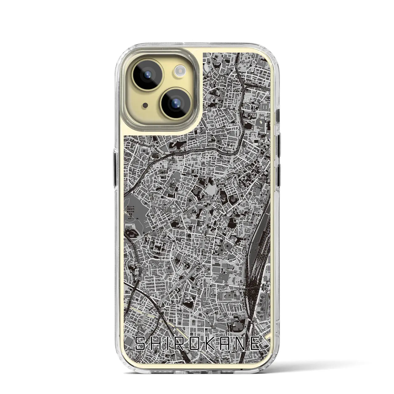 【白金(東京都)】地図柄iPhoneケース(MagSafeタイプ)