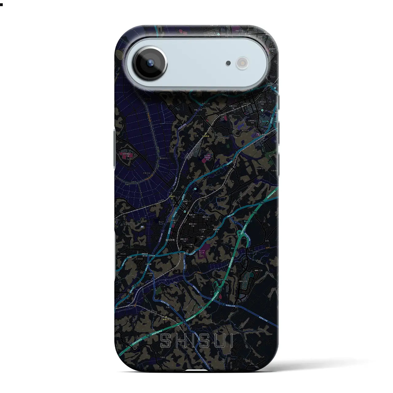 【酒々井(千葉県)】地図柄iPhoneケース(バックカバータイプ)