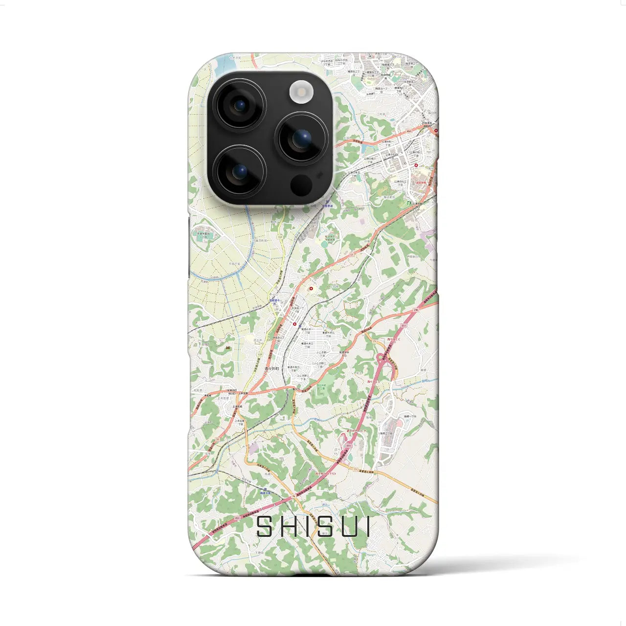 【酒々井(千葉県)】地図柄iPhoneケース(バックカバータイプ)