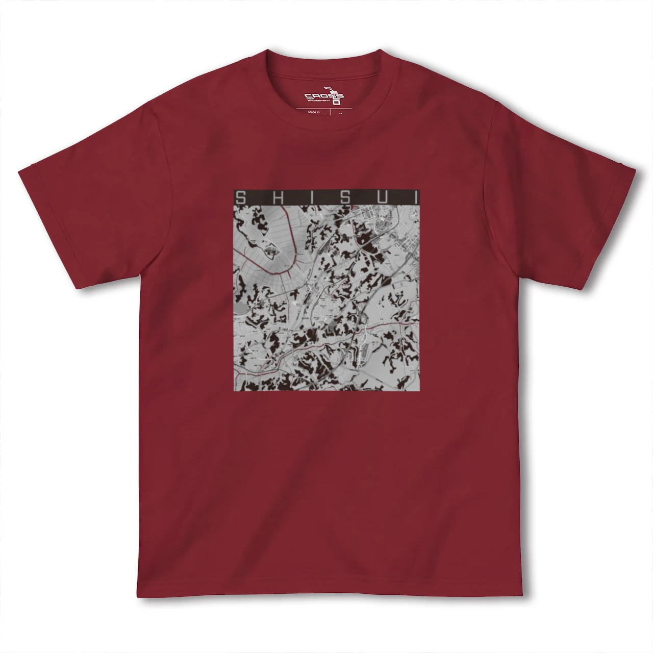 【酒々井(千葉県)】地図柄ヘビーウェイトTシャツ