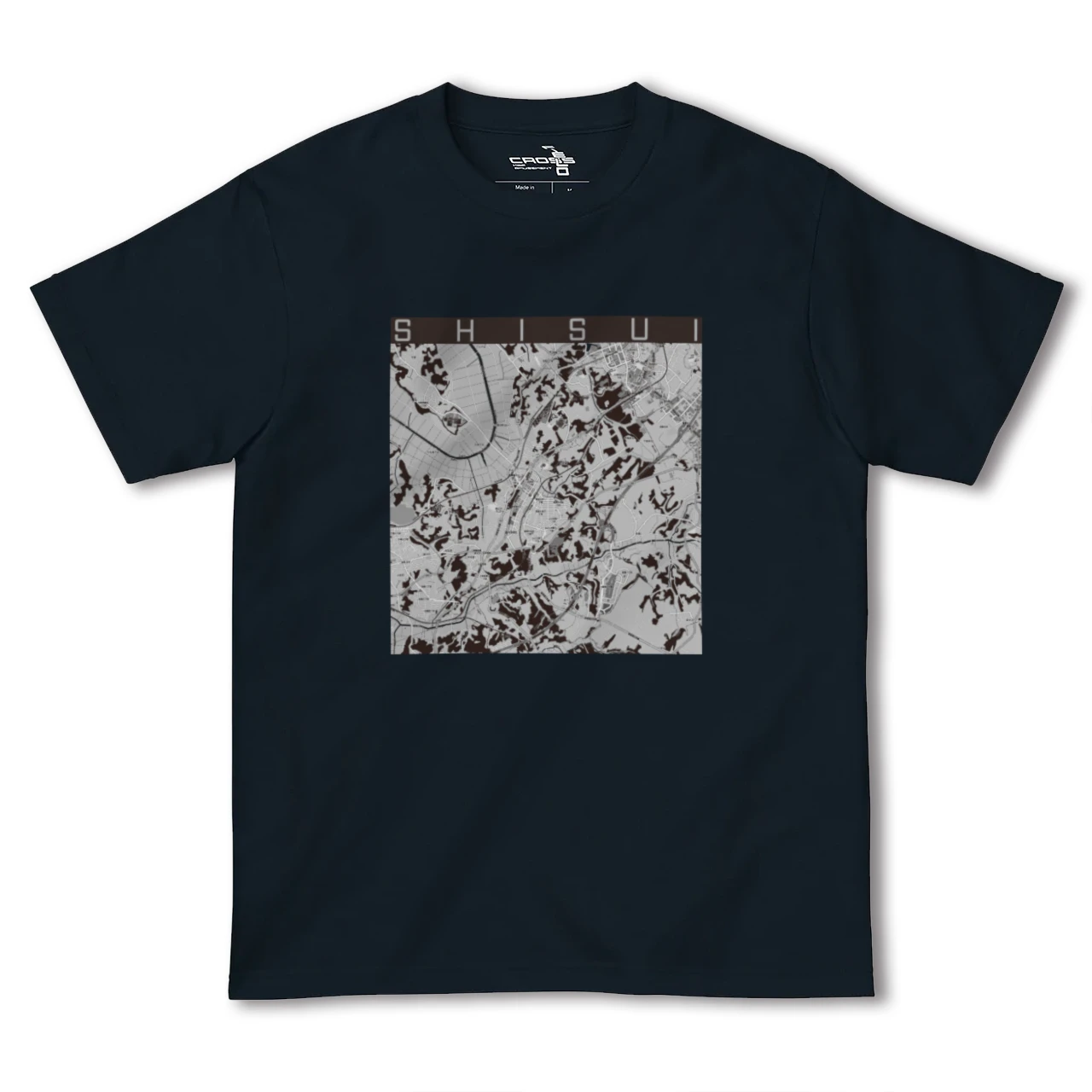 【酒々井(千葉県)】地図柄ヘビーウェイトTシャツ