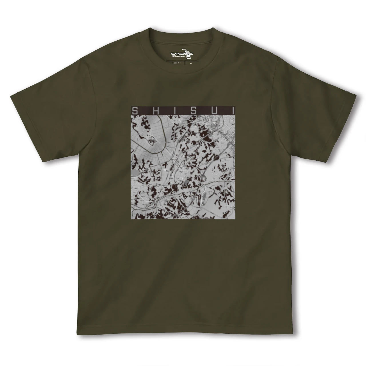 【酒々井(千葉県)】地図柄ヘビーウェイトTシャツ