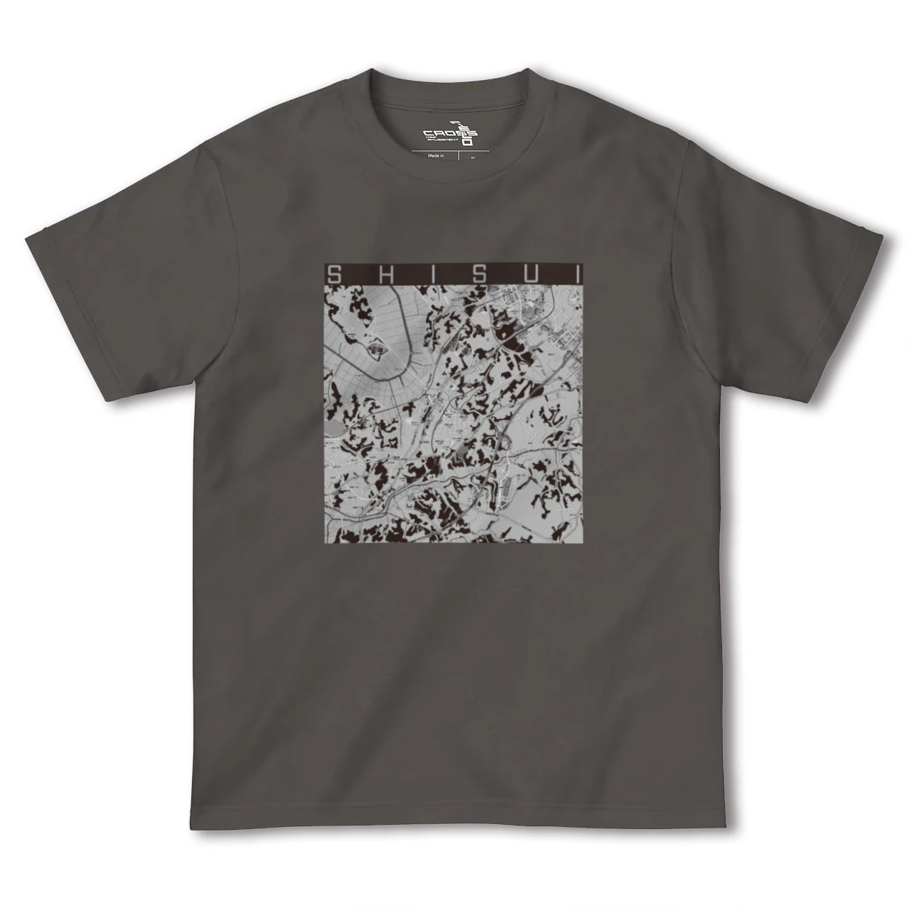 【酒々井(千葉県)】地図柄ヘビーウェイトTシャツ