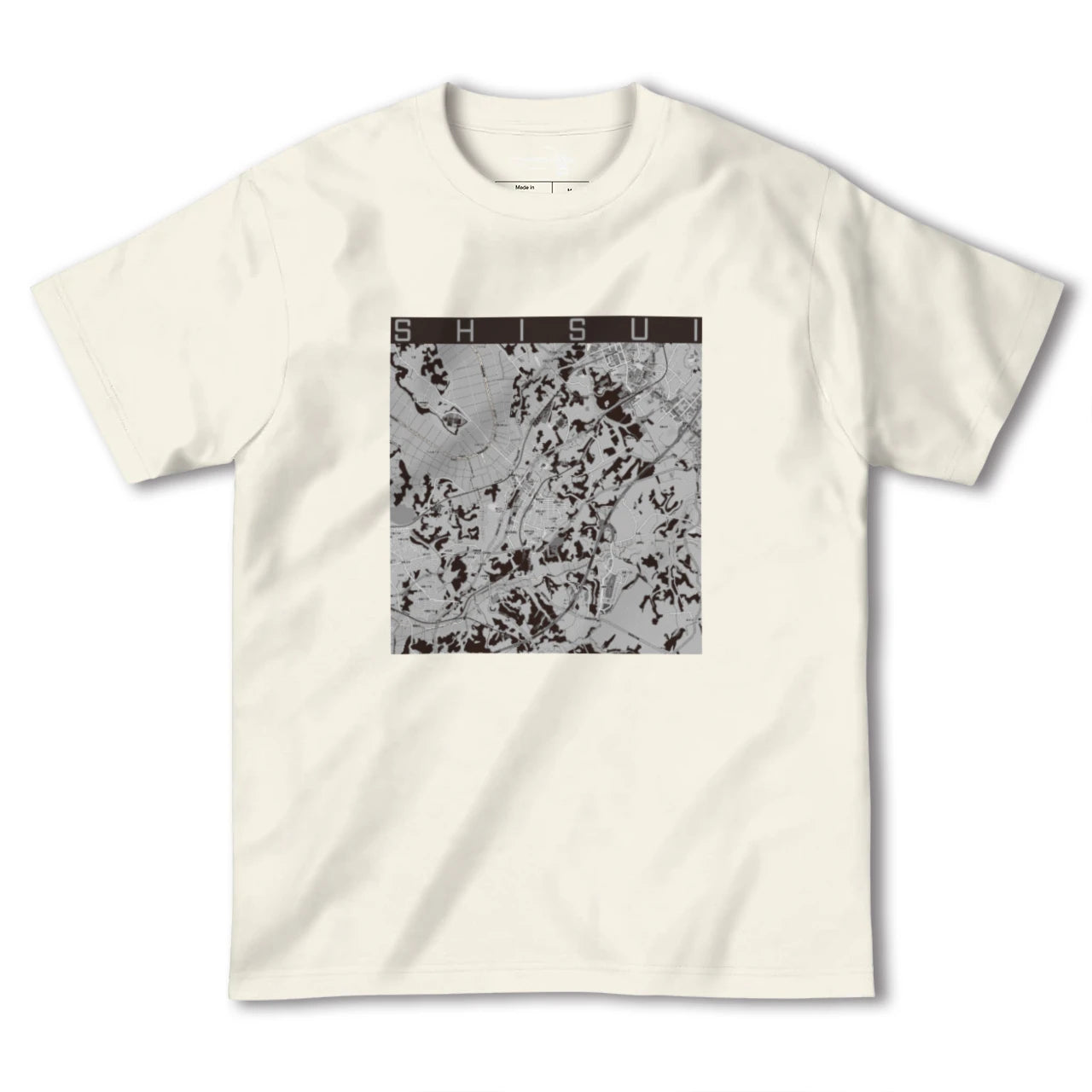 【酒々井(千葉県)】地図柄ヘビーウェイトTシャツ