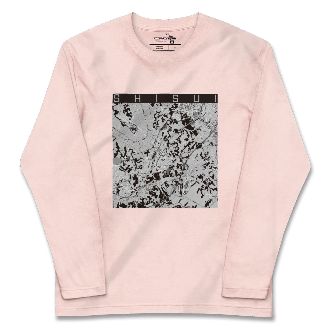 【酒々井(千葉県)】地図柄ロングスリーブTシャツ