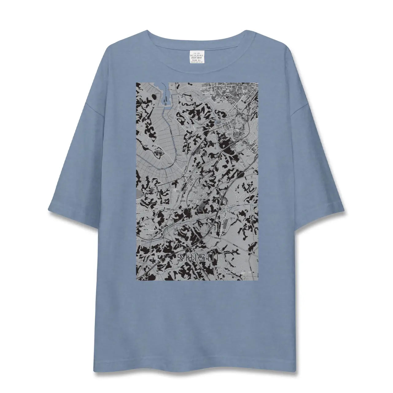 【酒々井(千葉県)】地図柄ビッグシルエットTシャツ