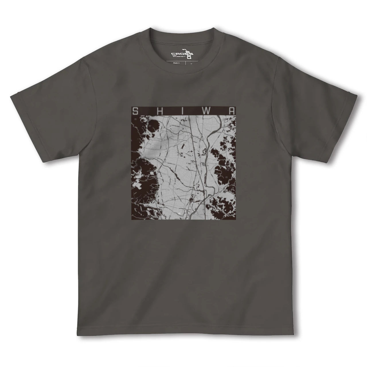 【紫波(岩手県)】地図柄ヘビーウェイトTシャツ