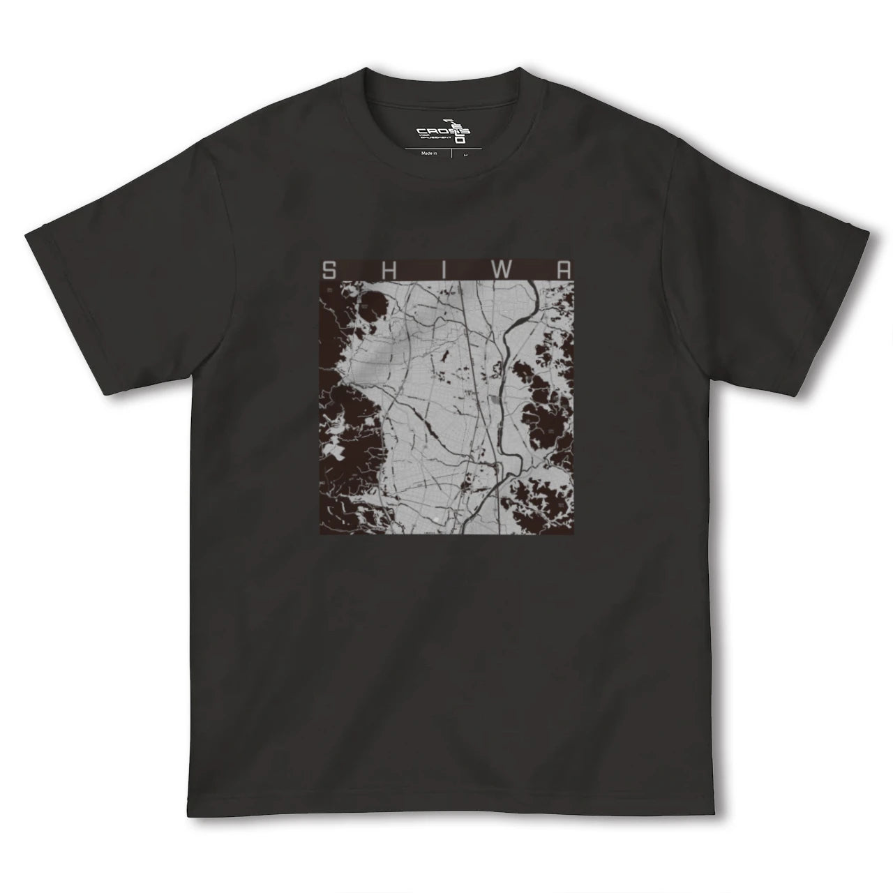 【紫波(岩手県)】地図柄ヘビーウェイトTシャツ