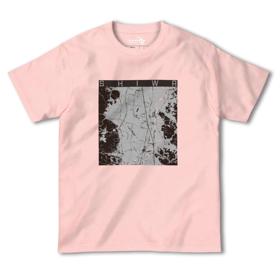 【紫波(岩手県)】地図柄ヘビーウェイトTシャツ