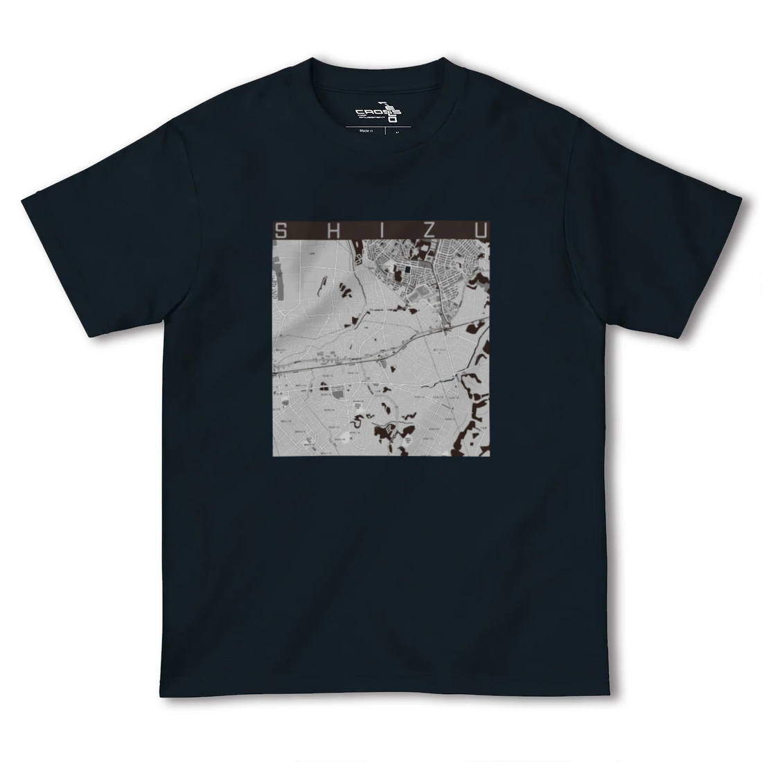 【志津(千葉県)】地図柄ヘビーウェイトTシャツ