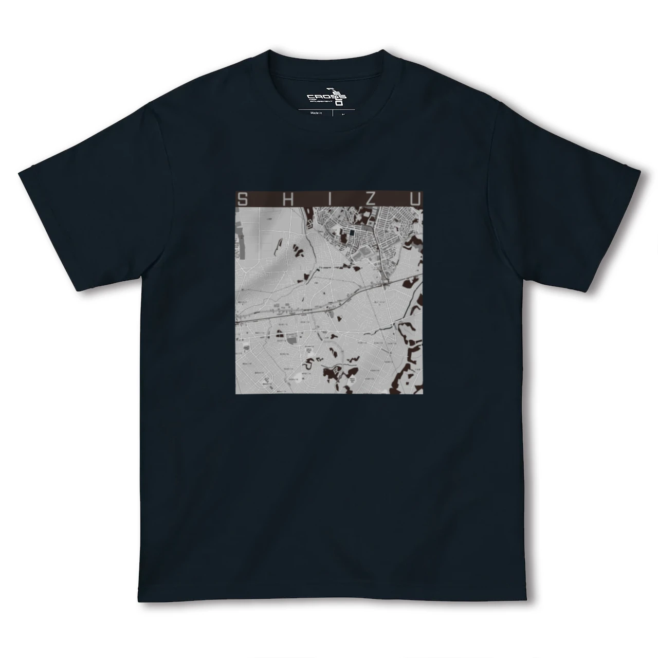【志津(千葉県)】地図柄ヘビーウェイトTシャツ