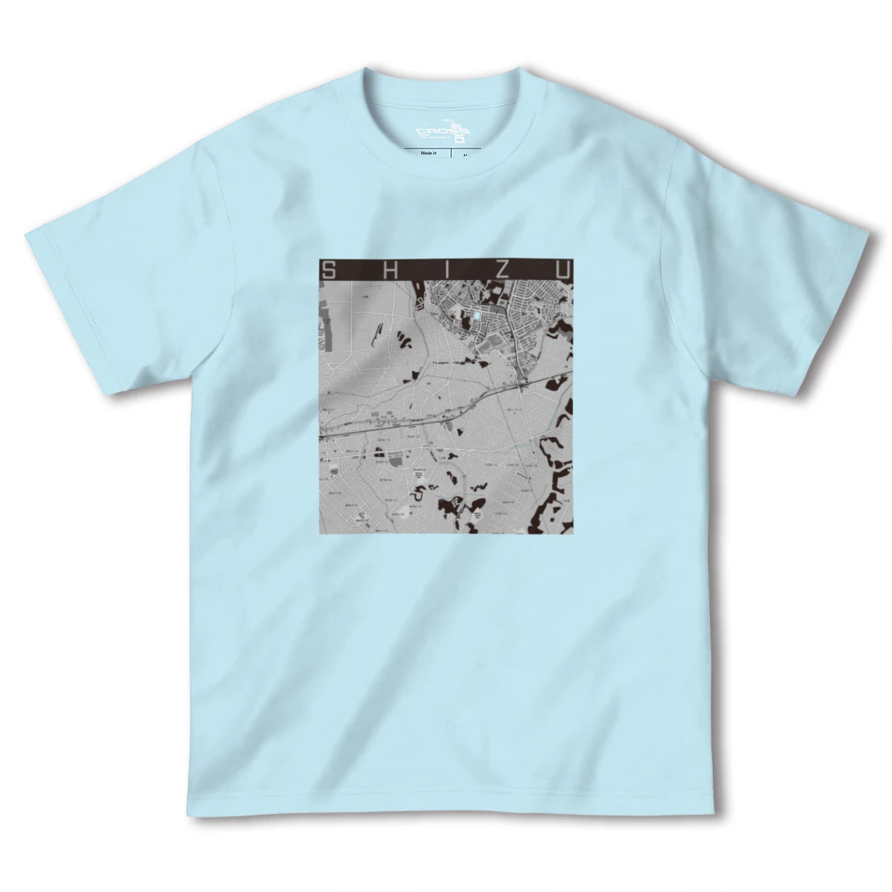 【志津(千葉県)】地図柄ヘビーウェイトTシャツ