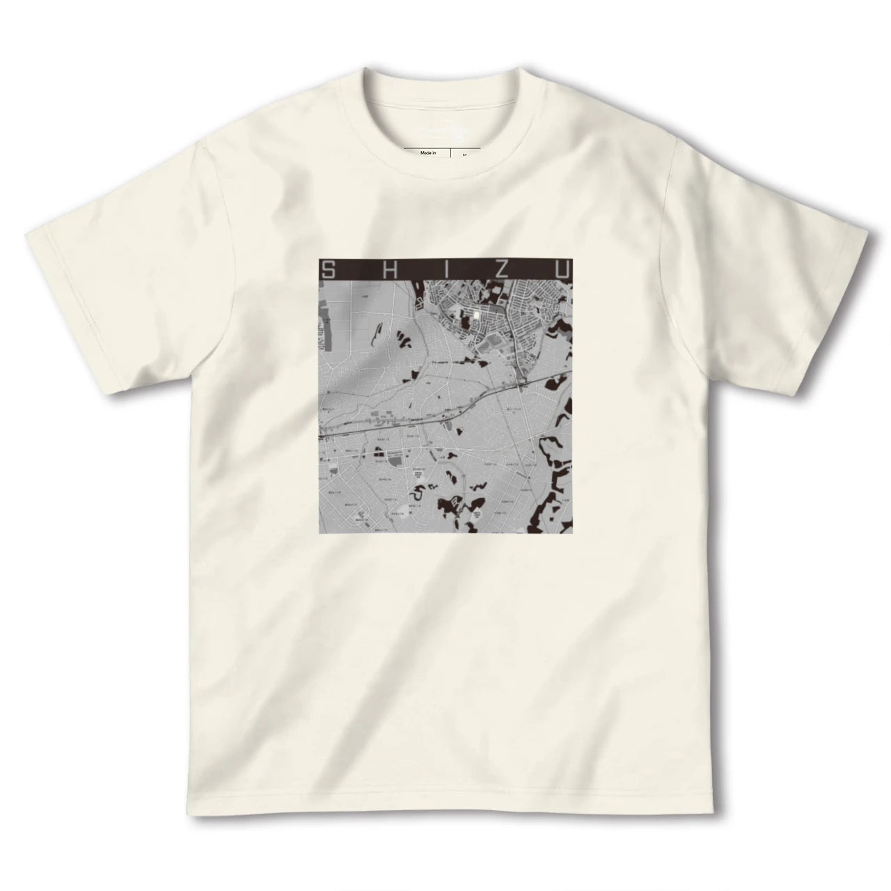 【志津(千葉県)】地図柄ヘビーウェイトTシャツ