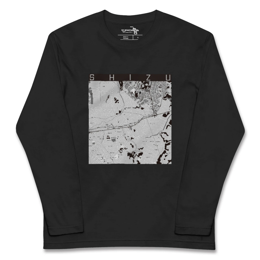 【志津(千葉県)】地図柄ロングスリーブTシャツ