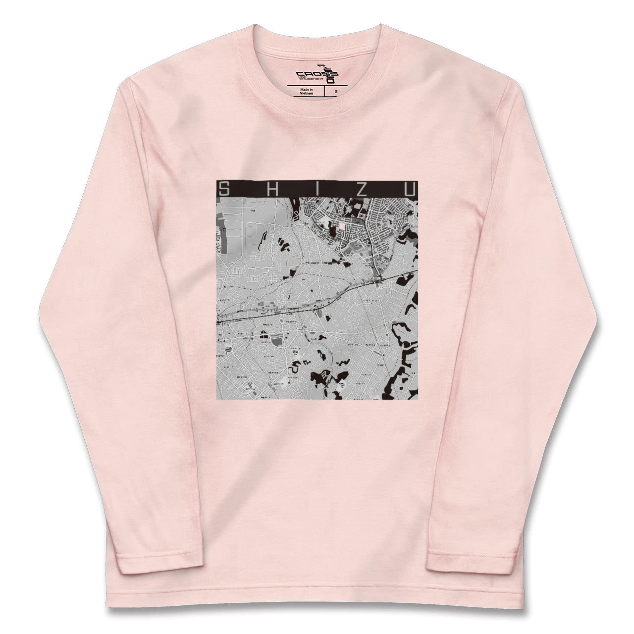 【志津(千葉県)】地図柄ロングスリーブTシャツ
