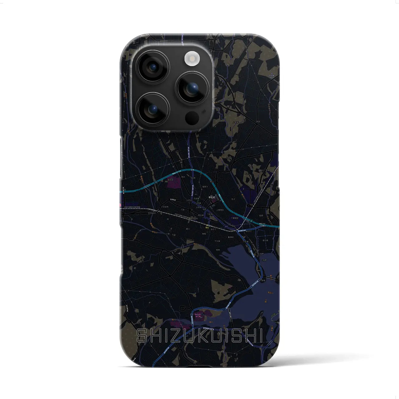 【雫石(岩手県)】地図柄iPhoneケース(バックカバータイプ)