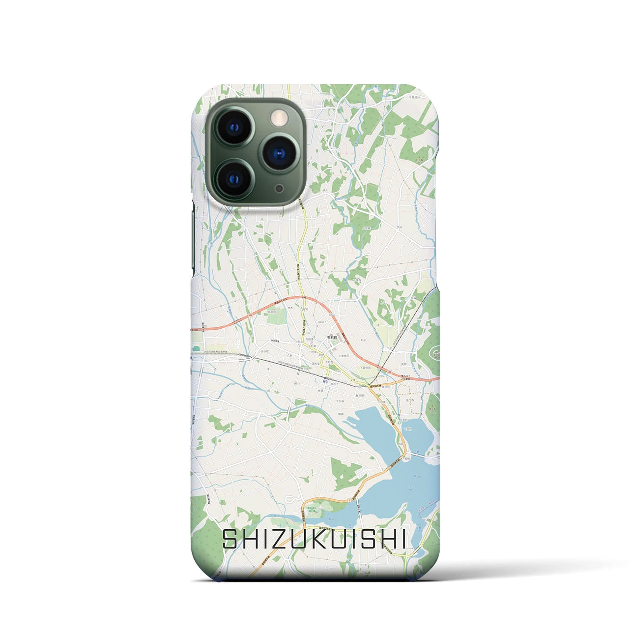 【雫石(岩手県)】地図柄iPhoneケース(バックカバータイプ)