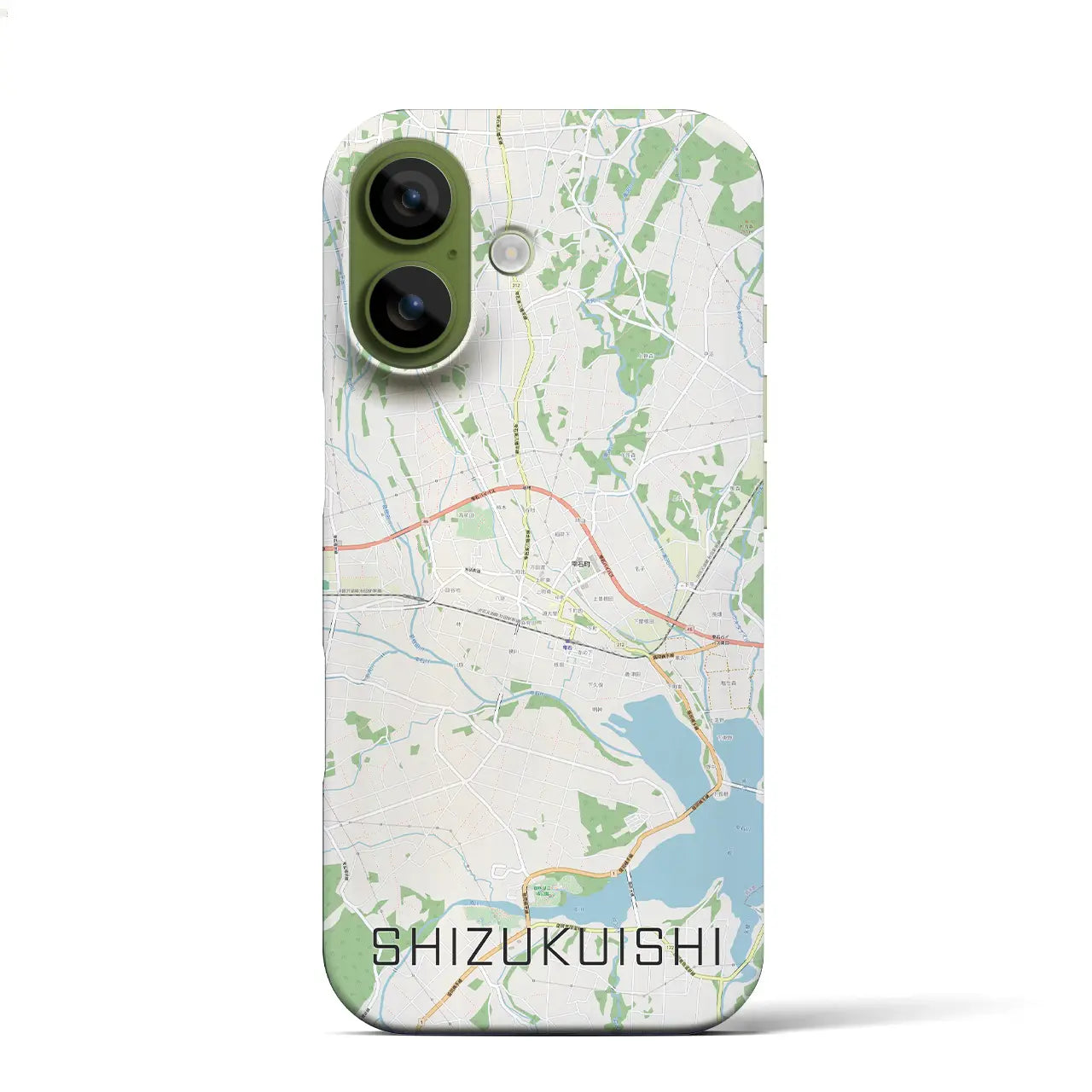 【雫石(岩手県)】地図柄iPhoneケース(バックカバータイプ)