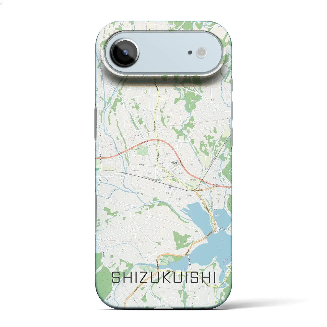 【雫石(岩手県)】地図柄iPhoneケース(バックカバータイプ)