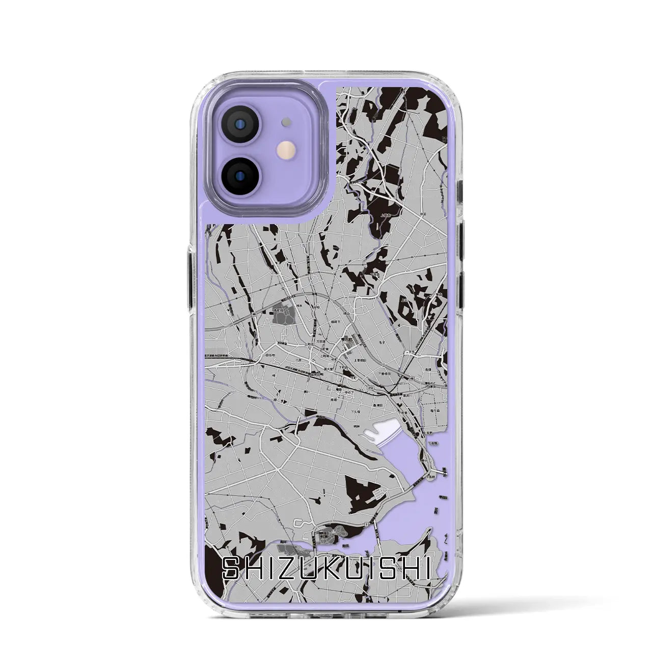 【雫石(岩手県)】地図柄iPhoneケース(MagSafeタイプ)