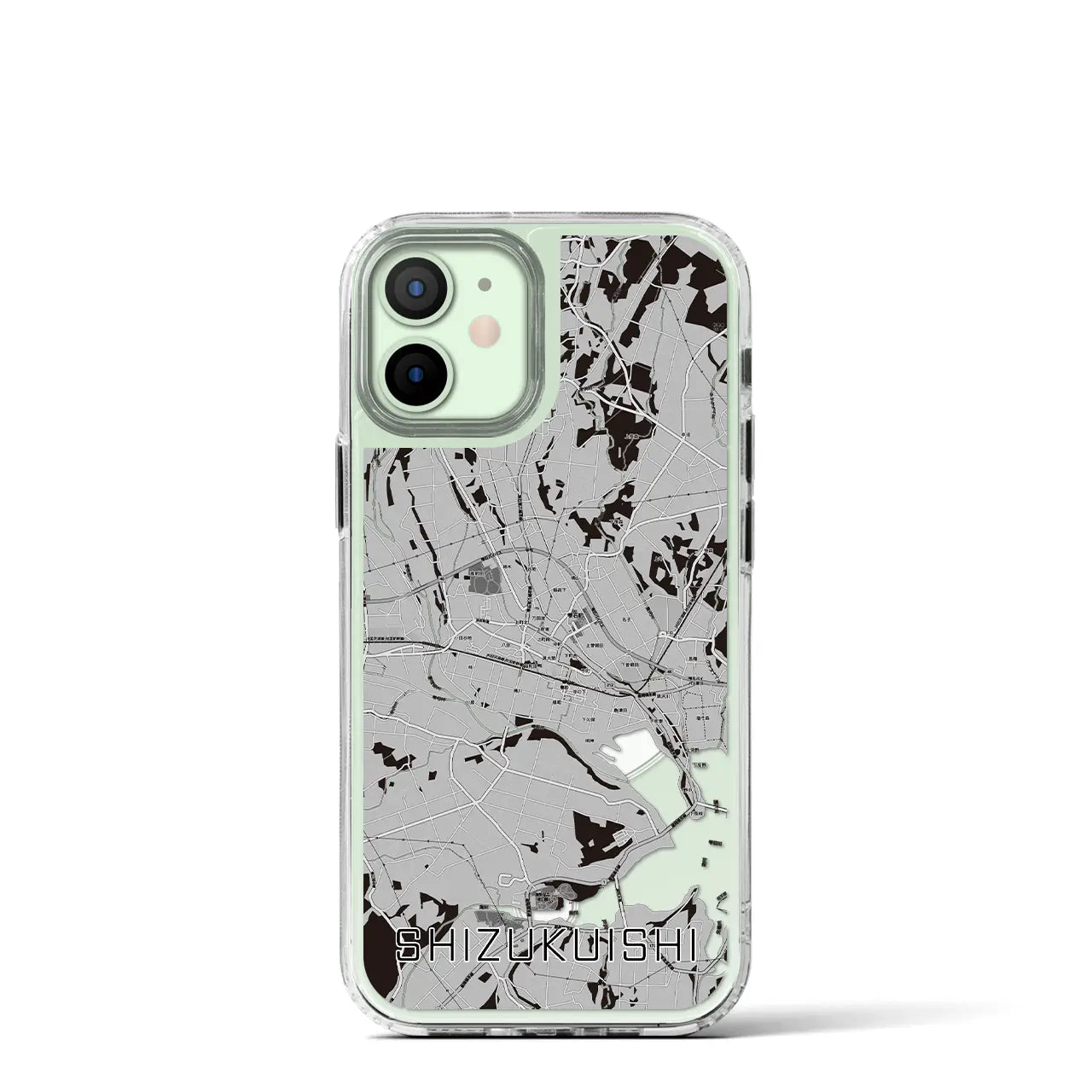 【雫石(岩手県)】地図柄iPhoneケース(MagSafeタイプ)
