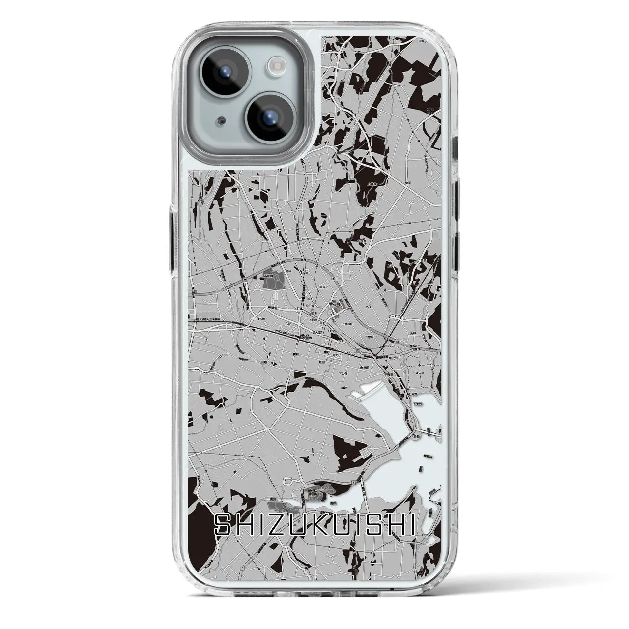 【雫石(岩手県)】地図柄iPhoneケース(MagSafeタイプ)