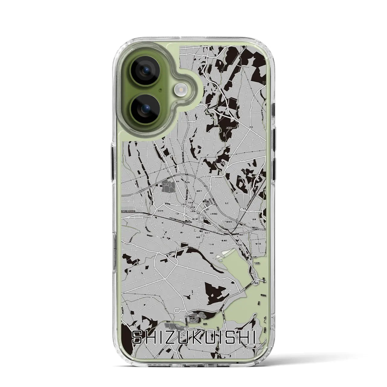 【雫石(岩手県)】地図柄iPhoneケース(MagSafeタイプ)