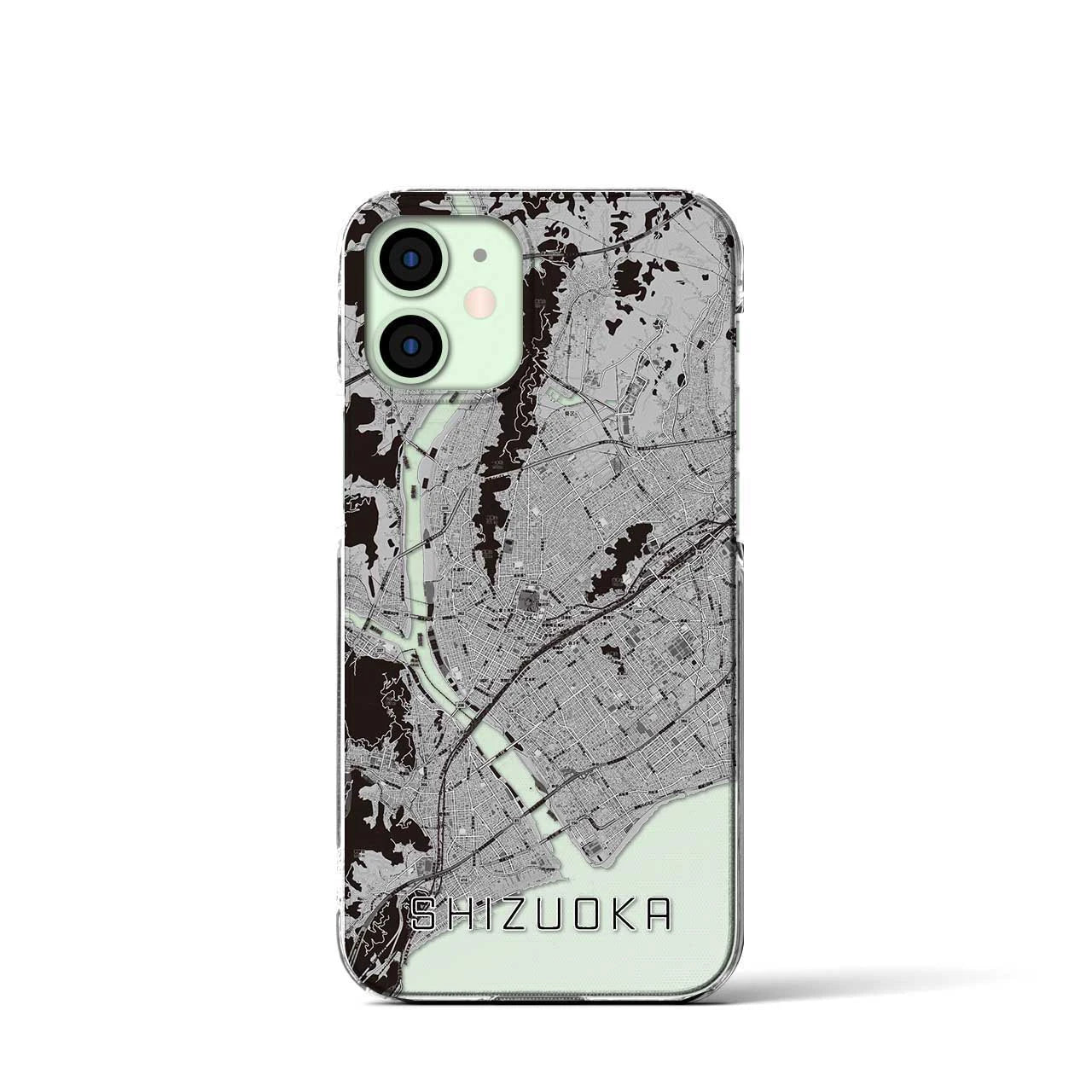 【静岡(静岡県)】地図柄iPhoneケース(クリアタイプ)