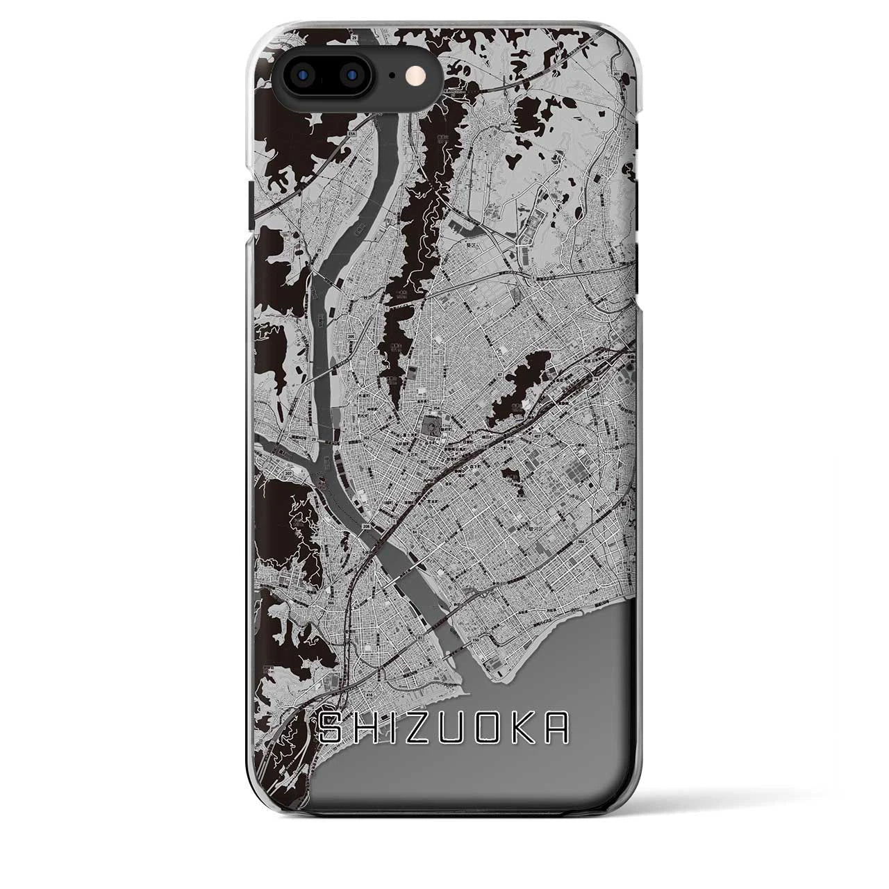 【静岡(静岡県)】地図柄iPhoneケース(クリアタイプ)