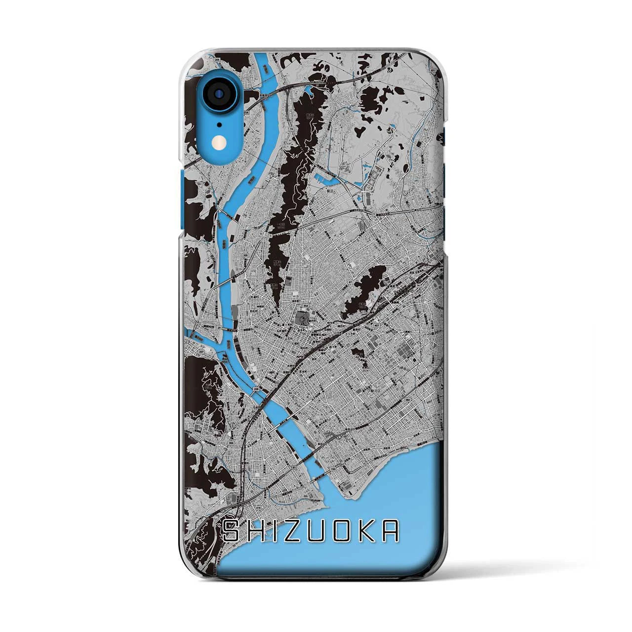 【静岡(静岡県)】地図柄iPhoneケース(クリアタイプ)