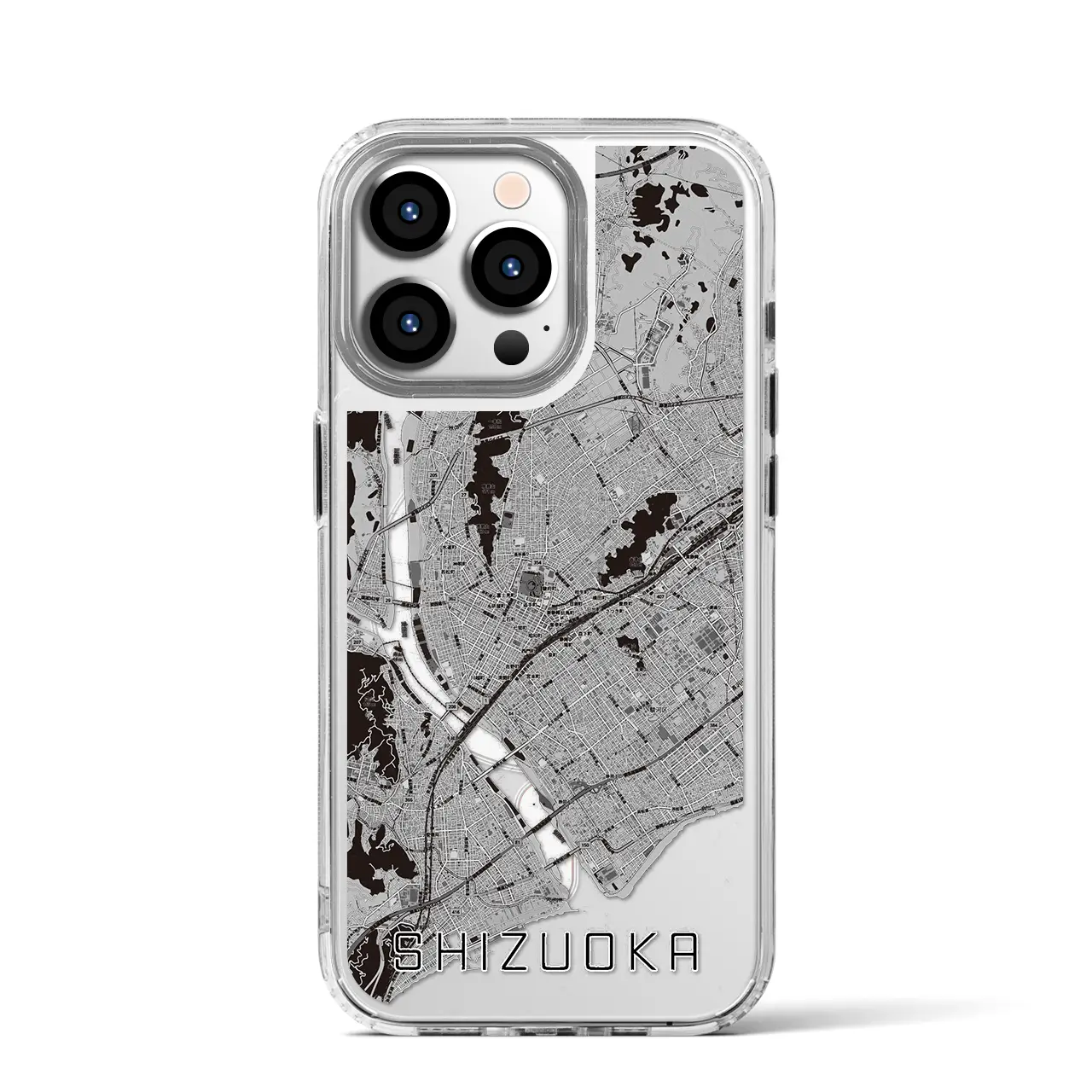 【静岡(静岡県)】地図柄iPhoneケース(MagSafeタイプ)