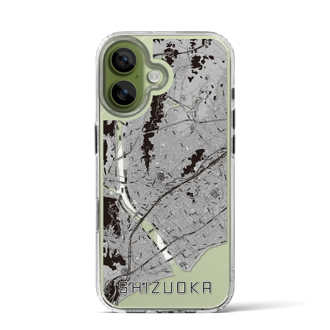 【静岡(静岡県)】地図柄iPhoneケース(MagSafeタイプ)