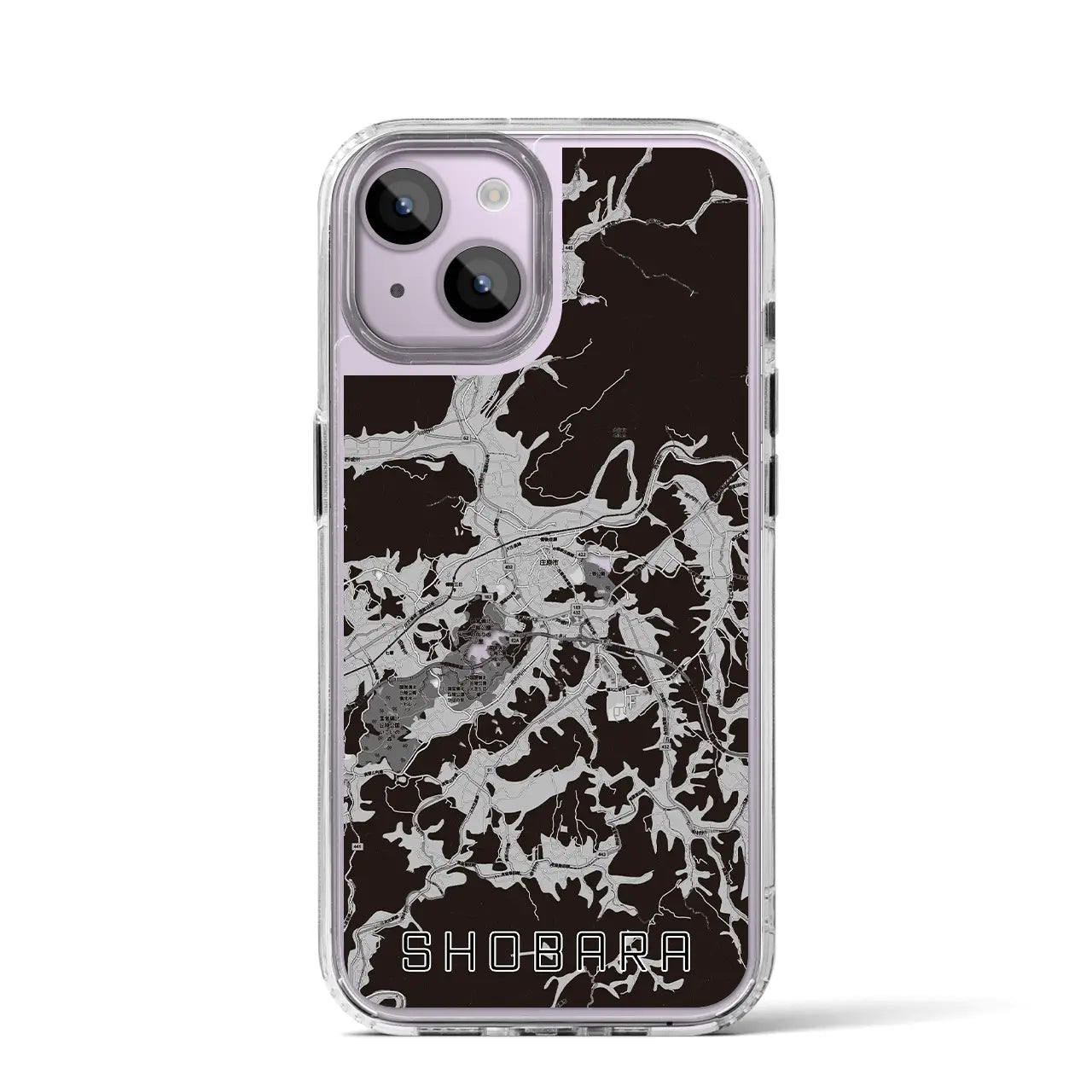 【庄原(広島県)】地図柄iPhoneケース(MagSafeタイプ)