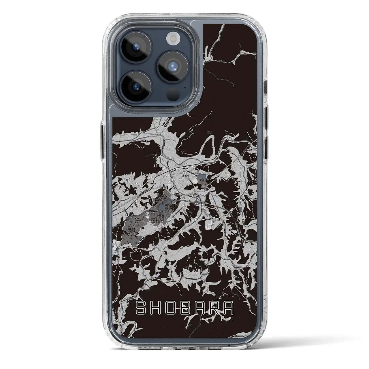 【庄原(広島県)】地図柄iPhoneケース(MagSafeタイプ)