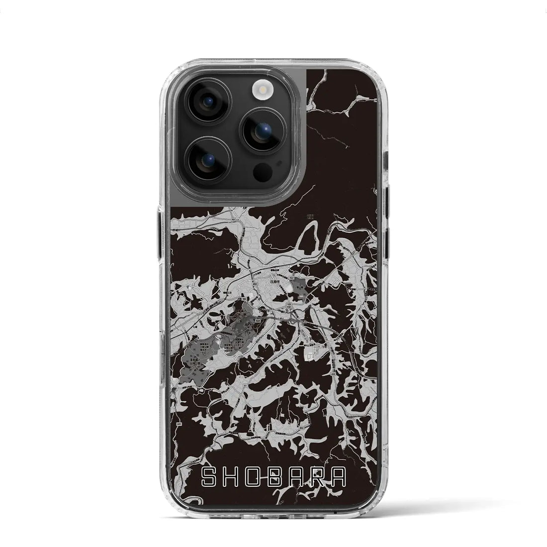 【庄原(広島県)】地図柄iPhoneケース(MagSafeタイプ)