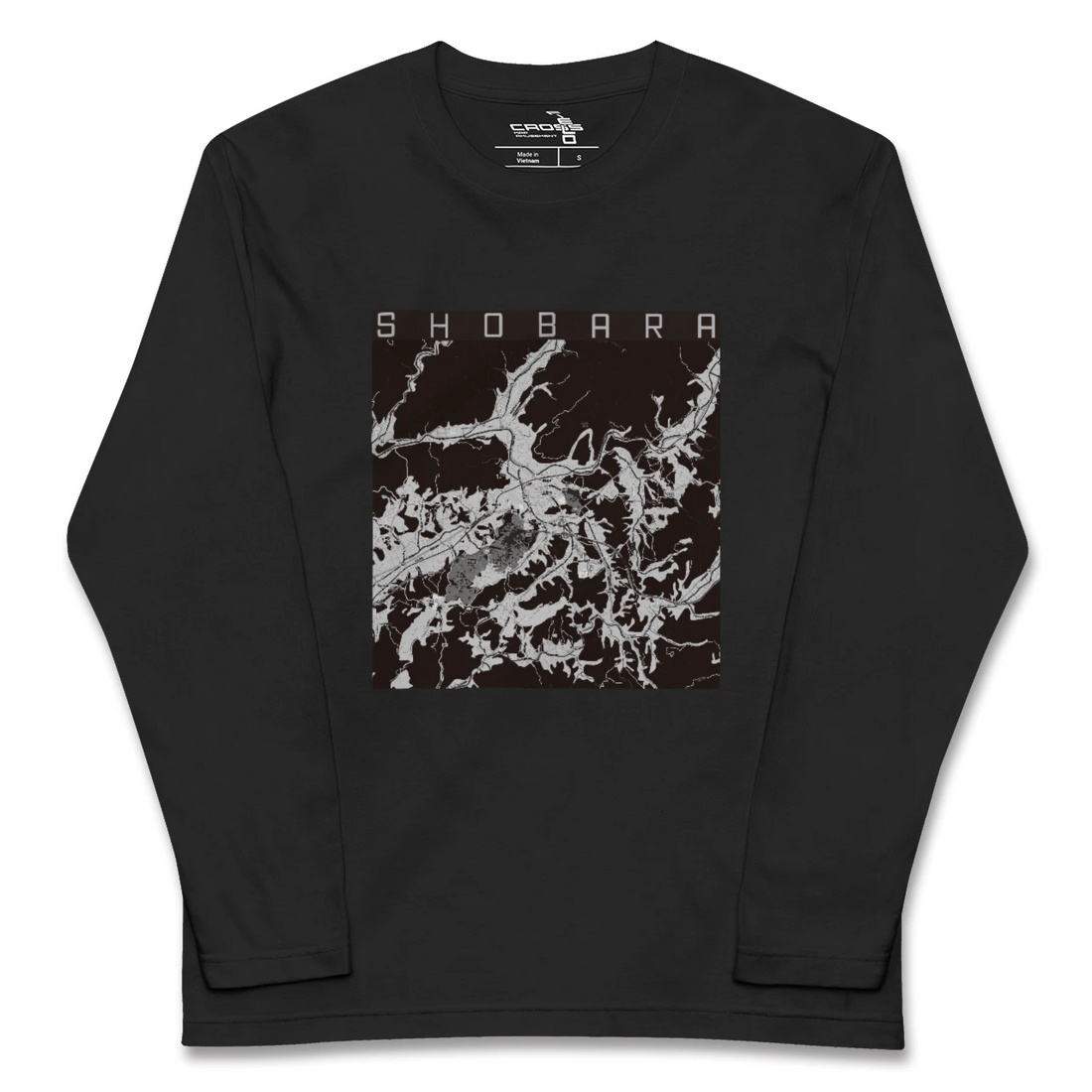 【庄原(広島県)】地図柄ロングスリーブTシャツ