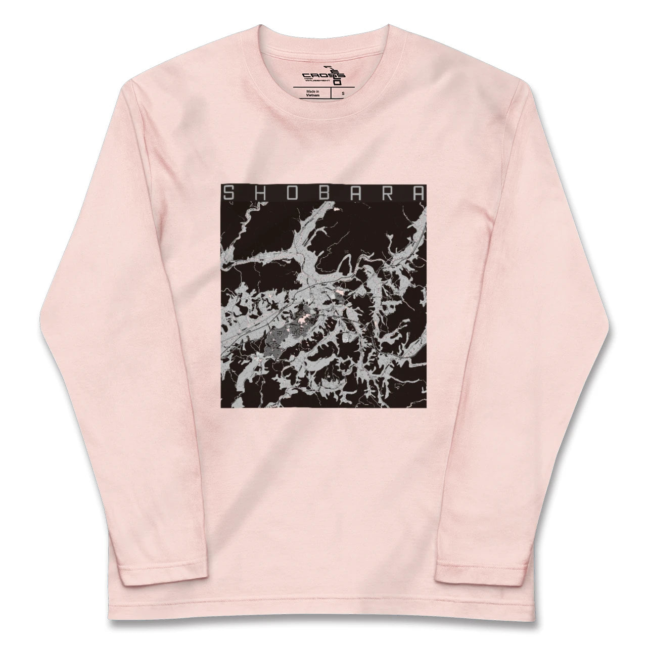 【庄原(広島県)】地図柄ロングスリーブTシャツ