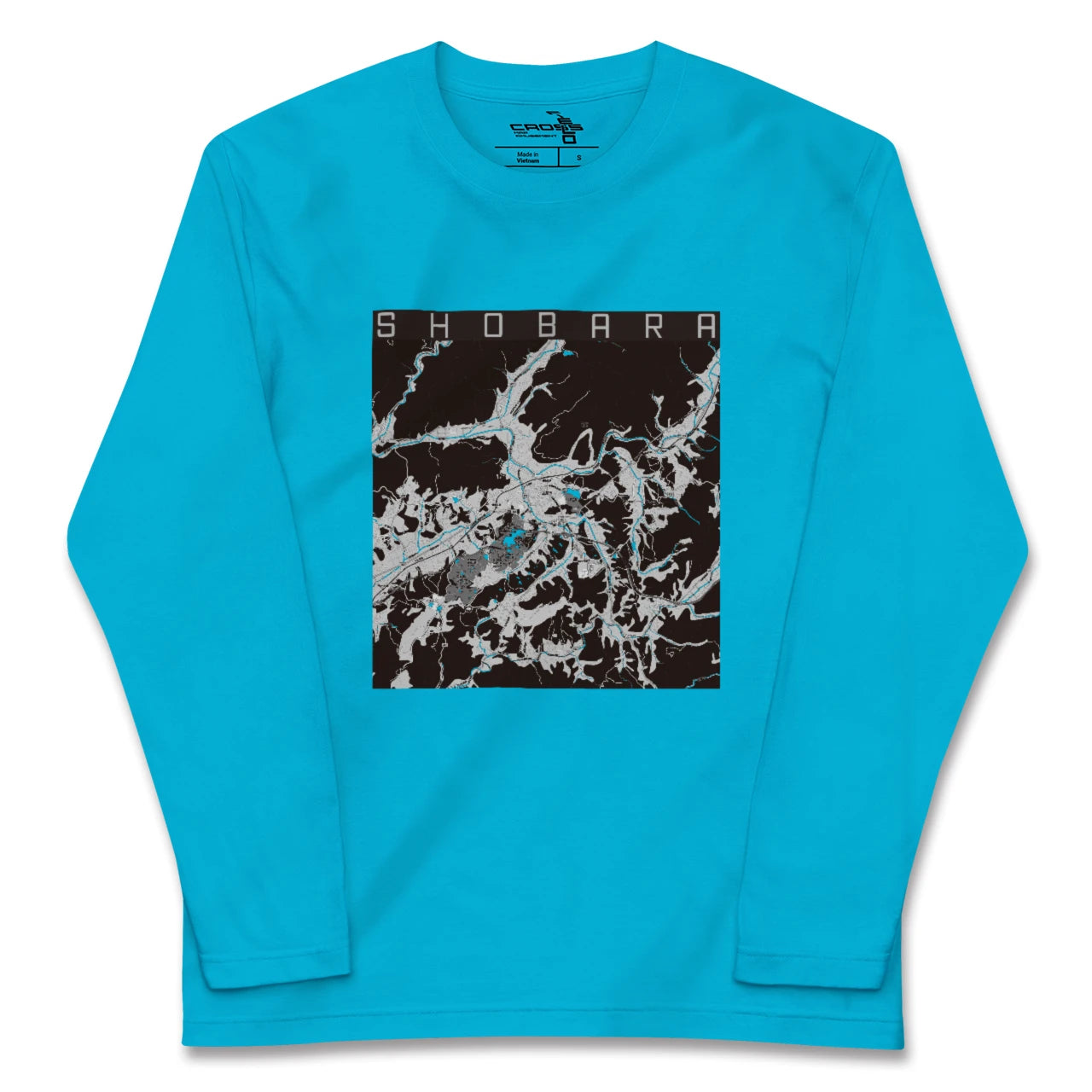 【庄原(広島県)】地図柄ロングスリーブTシャツ