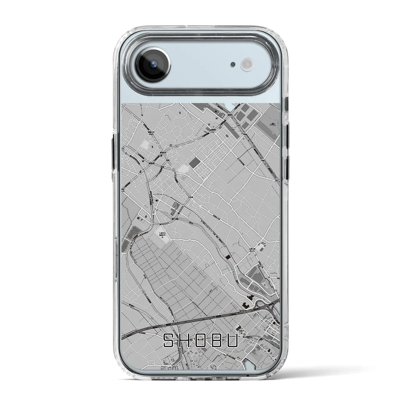 【菖蒲(埼玉県)】地図柄iPhoneケース(MagSafeタイプ)