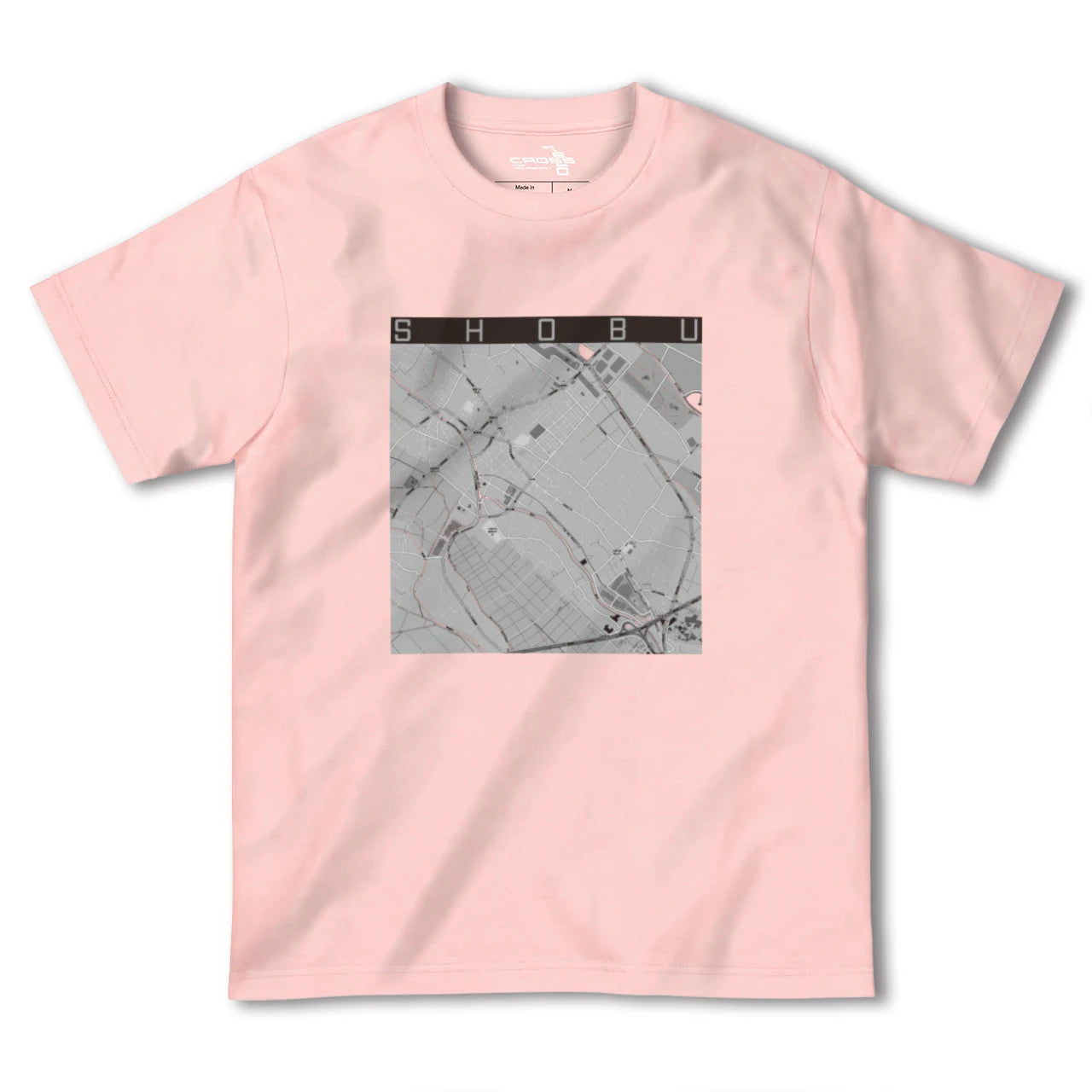 【菖蒲(埼玉県)】地図柄ヘビーウェイトTシャツ