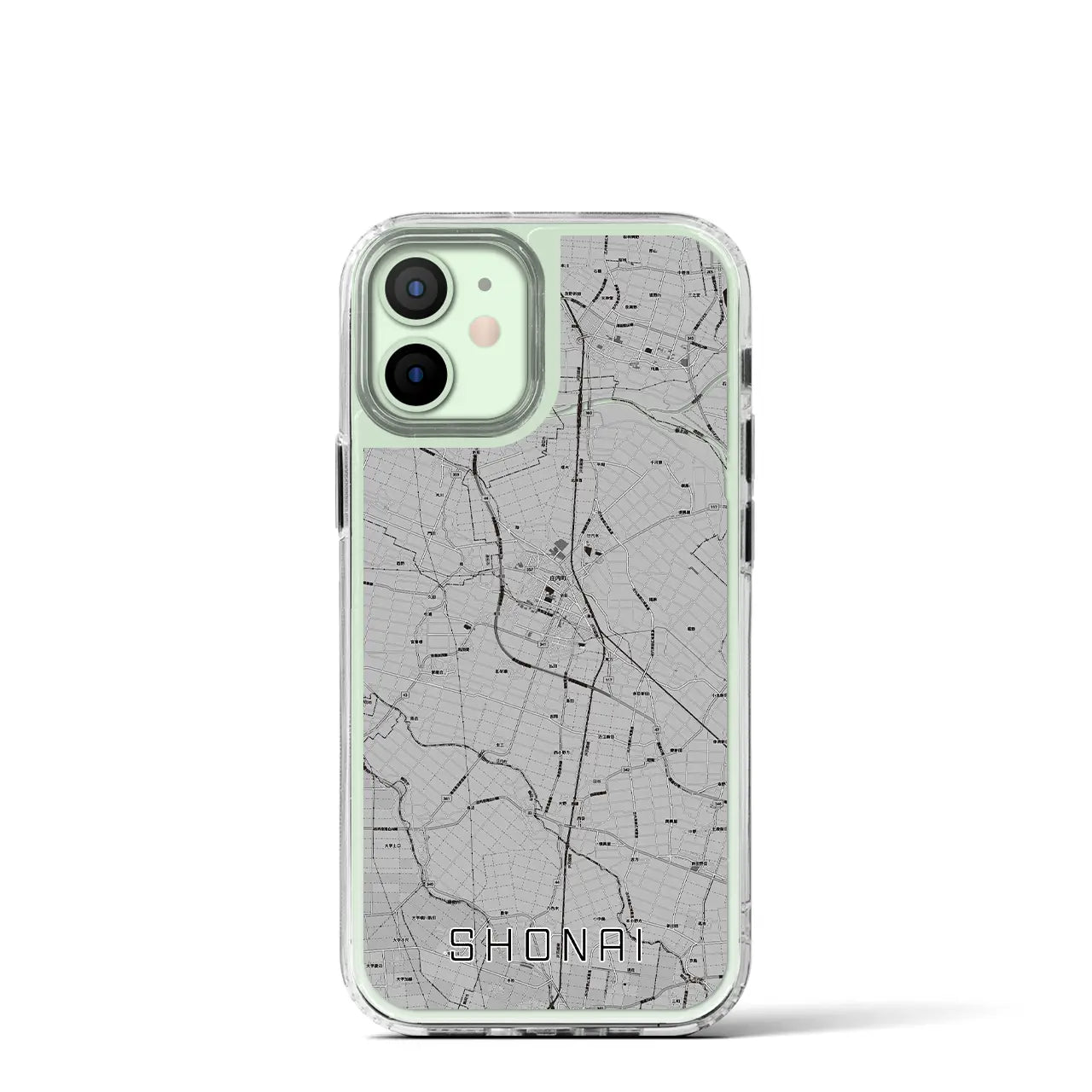 【庄内(山形県)】地図柄iPhoneケース(MagSafeタイプ)