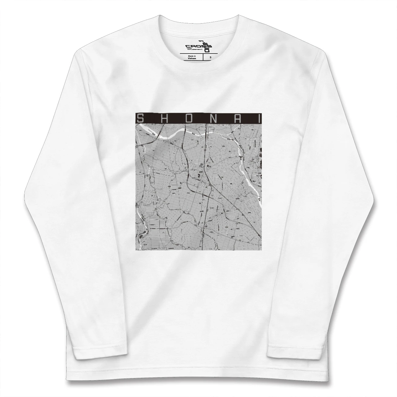 【庄内(山形県)】地図柄ロングスリーブTシャツ