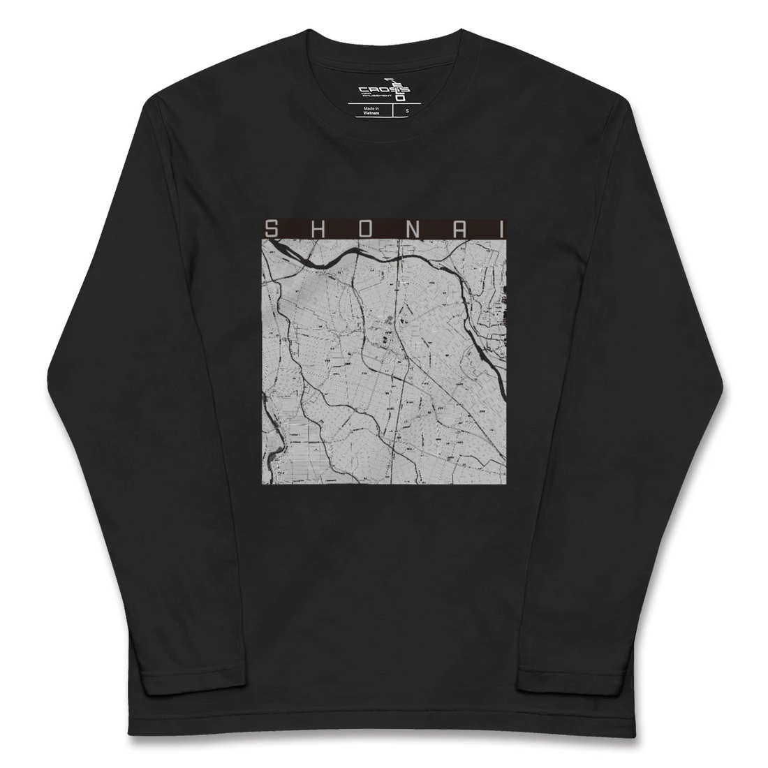 【庄内(山形県)】地図柄ロングスリーブTシャツ