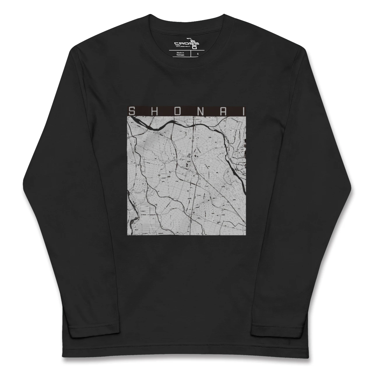 【庄内(山形県)】地図柄ロングスリーブTシャツ