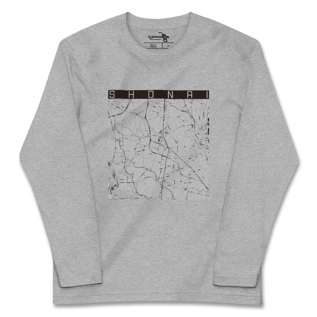 【庄内(山形県)】地図柄ロングスリーブTシャツ