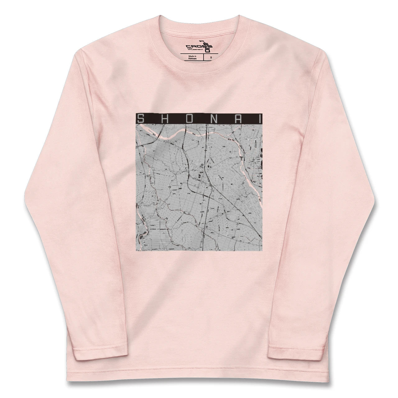 【庄内(山形県)】地図柄ロングスリーブTシャツ