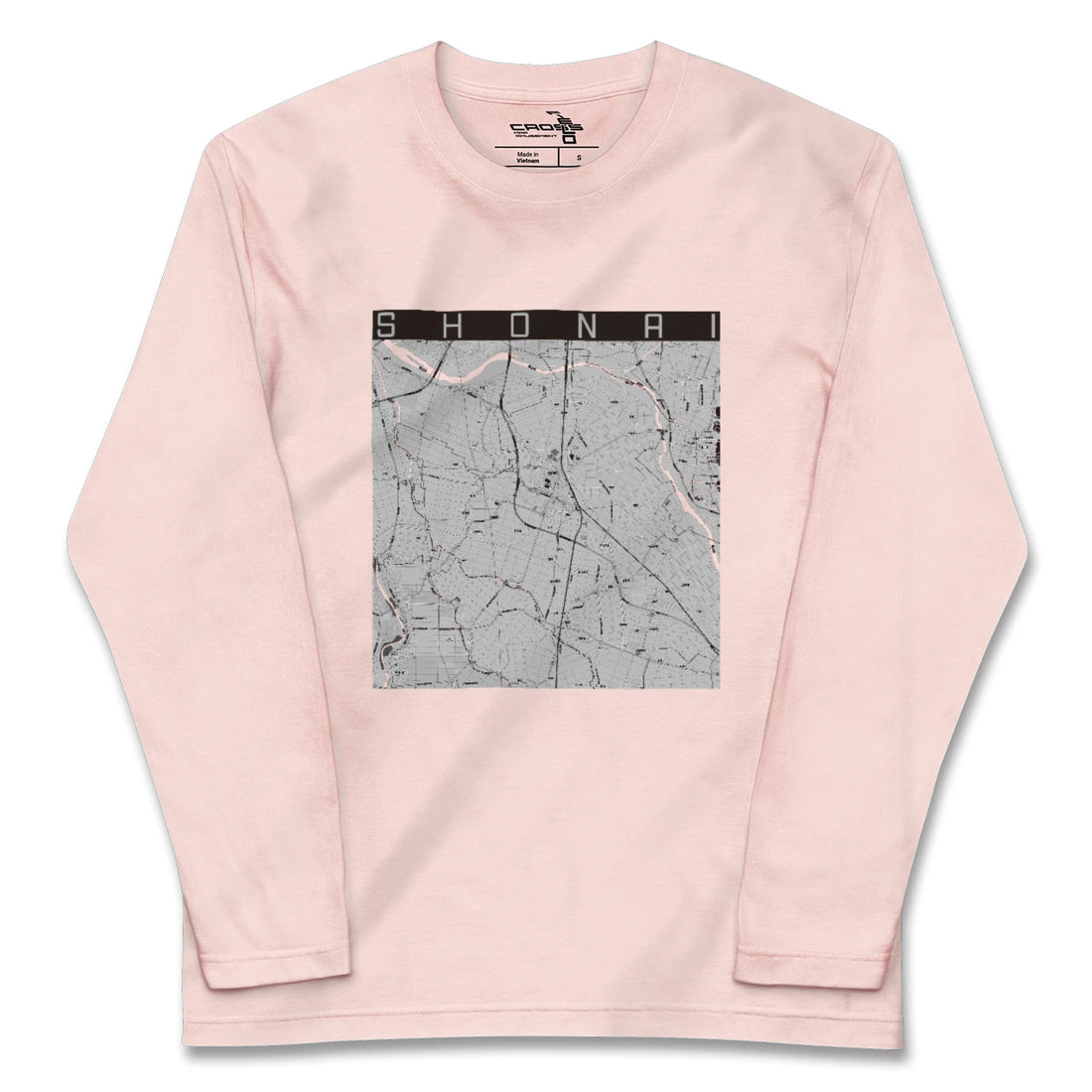 【庄内(山形県)】地図柄ロングスリーブTシャツ